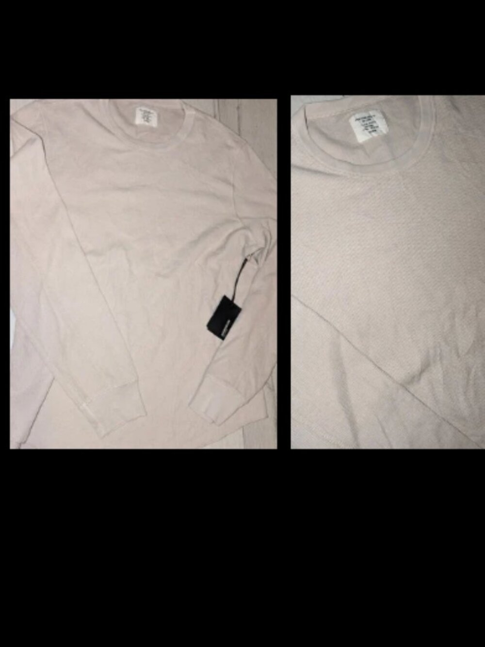 Buck Mason Vintage Thermal Surplus Tee Mens XL Waffle Knit Long Sleeve Utility
